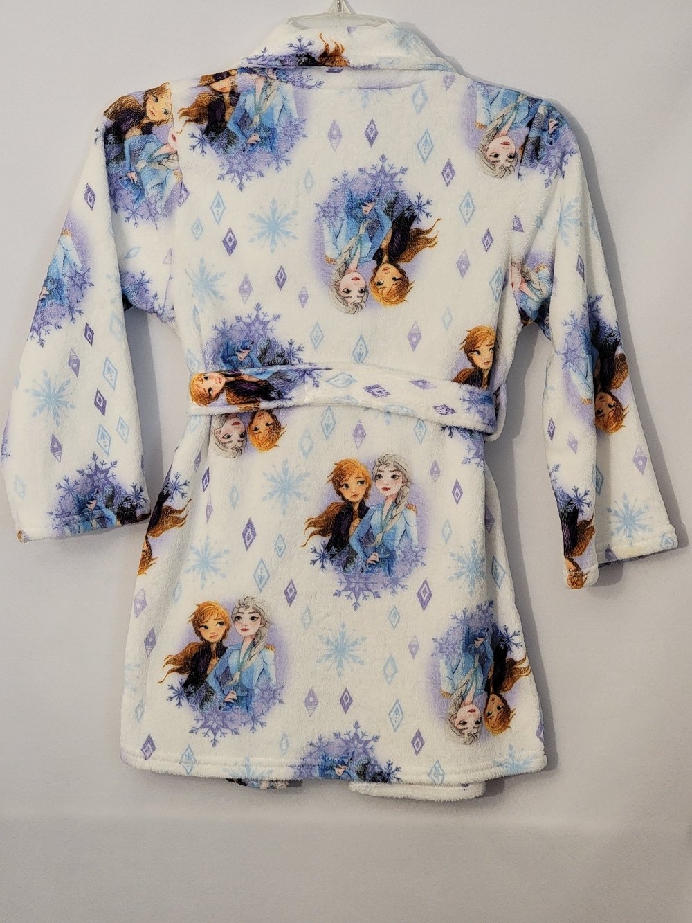Disney Frozen II Plush Girls Robe Size 6-6x - Picture 7 of 9